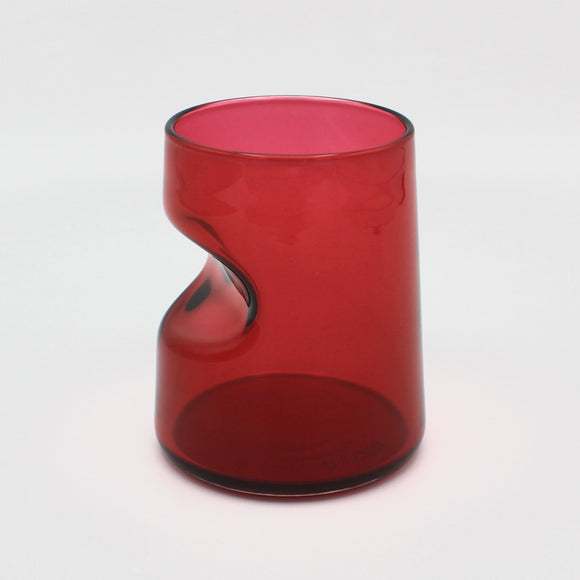 Ruby 8oz Ergo Glass By Dave Strock