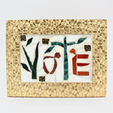 Small Framed Vote Mosaic By Judy Rosenfield