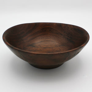 Small Walnut Bowl By Bill Walzer