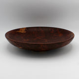 Red Burl Platter by Bill Walzer