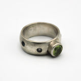Peridot and Topaz Ring By Karen Edgerly
