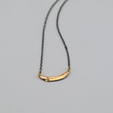 14K White/Yellow, Aquamarine