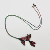 Red Leaves Necklace By Arbel Shemesh