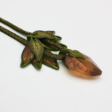 Orange and Olive Leaf Necklace By Arbel Shemesh