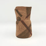 Wrapped Vase With Lines and Dots By Jennifer Joh