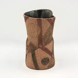 Wrapped Vase With Lines and Dots By Jennifer Joh