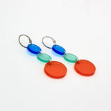 Multicolored Circle Earrings By Robin Senour