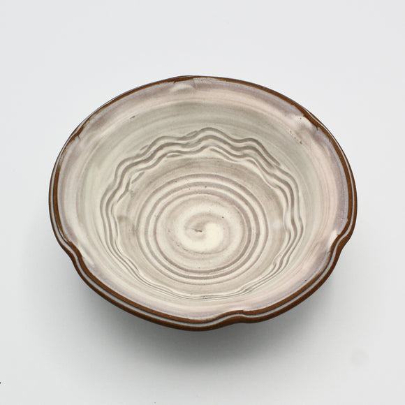White Foam Soup Bowl By Kathy Kearns