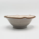 White Foam Soup Bowl By Kathy Kearns