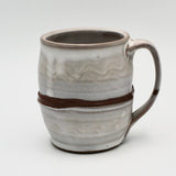 White Foam Mug By Kathy Kearns