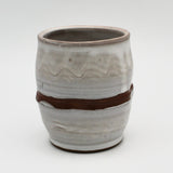 White Foam Mug By Kathy Kearns
