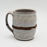 White Foam Mug By Kathy Kearns