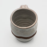 White Foam Mug By Kathy Kearns