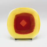 Sunshine Pressed Glass Plate By Mark Schatz