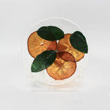 Persimmon Glass Condiment Dish By Margaret Dorfman