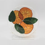 Persimmon Glass Condiment Dish By Margaret Dorfman