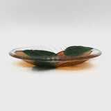Persimmon Glass Condiment Dish By Margaret Dorfman