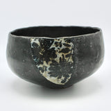 Black Floral Serving Bowl By Gail Miles