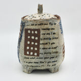 Rattle Lidded Jar By Gail Miles