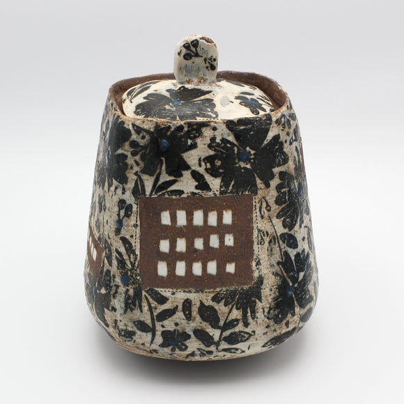 Flower Silhouette Canister By Gail Miles