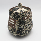 Flower Silhouette Canister By Gail Miles