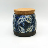 Blue Coorked Jar By Gail Miles