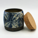 Blue Coorked Jar By Gail Miles