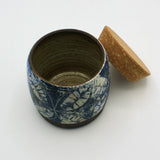 Blue Coorked Jar By Gail Miles