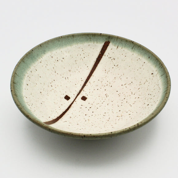 Dessert Bowl in Green By Margaret Norman