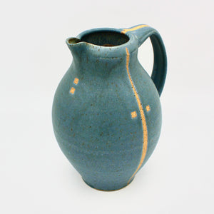 Blue Pitcher By Margaret Norman