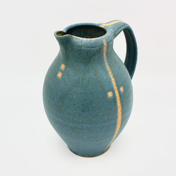 Blue Pitcher By Margaret Norman