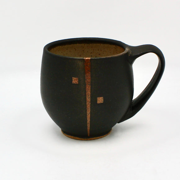 Round Charcoal Mug By Margaret Norman