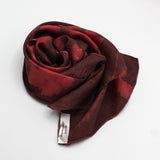 Silk Scarf in Madder By Mayumi Fujio