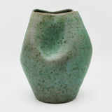 Teal Speckled Vase By Kurt Heffron