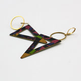 Washi Triangle and Hoop Earrings By Riquelle Small