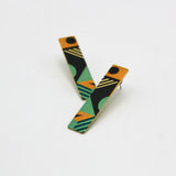 Large Washi Post Earrings By Riquelle Small