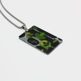 Dounble-sided Washi Necklace By Riquelle Small