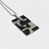 Dounble-sided Washi Necklace By Riquelle Small