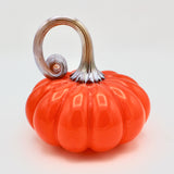 Large Pumpkin in Orange By Bay Blown Glass