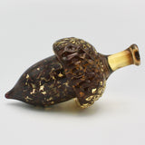 Brown Acorn By Bay Blown Glass