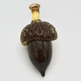 Brown Acorn By Bay Blown Glass