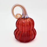 Baby Pumpkin in Red By Bay Blown Glass