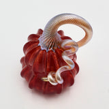 Baby Pumpkin in Red By Bay Blown Glass