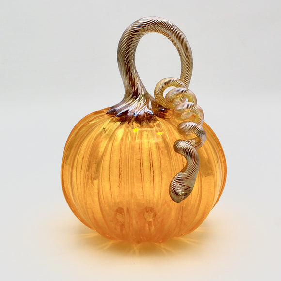 Baby Pumpkin in Yellow By Bay Blown Glass