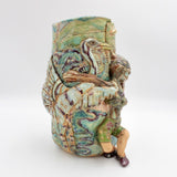 Cat and Crane Vessel By Nora Sarkissian