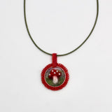 Felt Mushroom Necklace By Lisa Glicksman