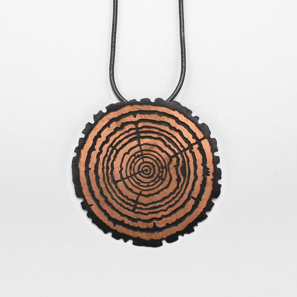 Large Redwood Necklace By Camille Torres