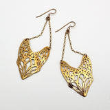 Slumber Earrings in Gold Plate By Camille Torres