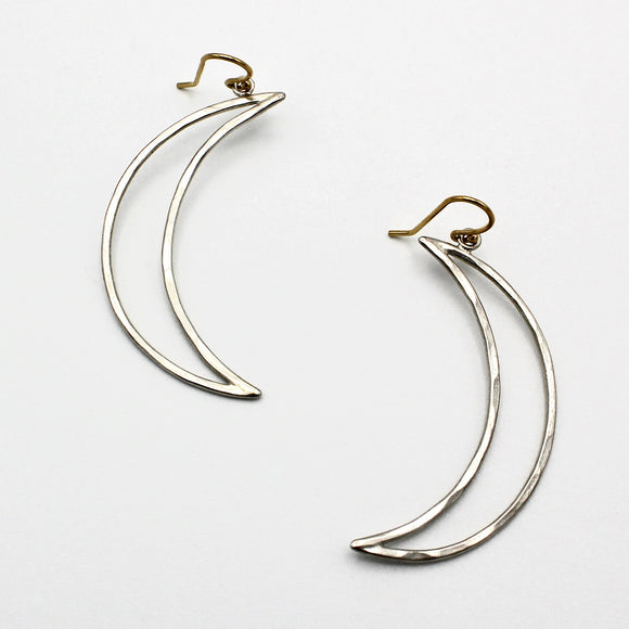 Crescent Moon Earrings By Camille Torres