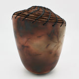 Saggar Vessel With Pine Needles By Margo Scarpulla